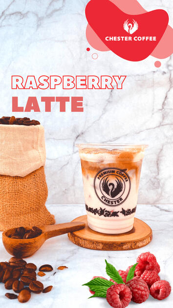 Raspberry Latte